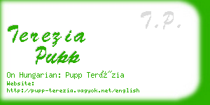 terezia pupp business card